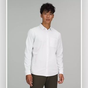 Lululemon Mens Commission Long-Sleeve Shirt White
